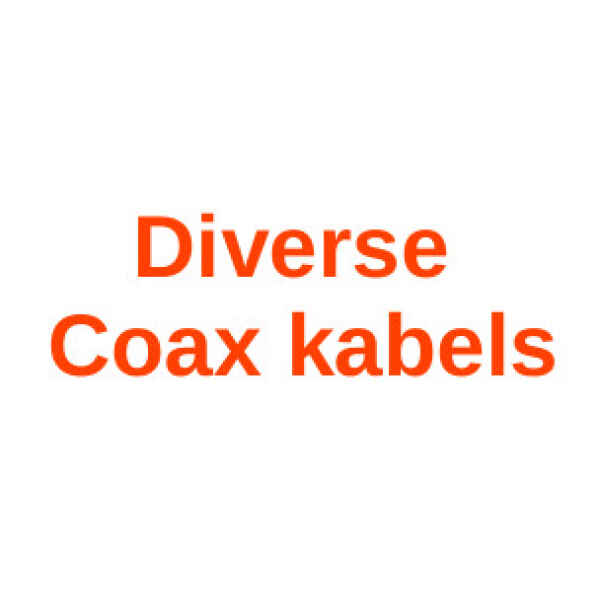 Diverse Coax Kabels