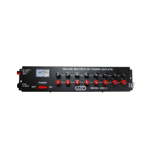K-PO KDC-3 DC aansluitdoos met voltmeter