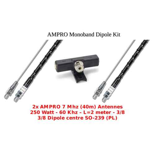 AMPRO 40 Meter Monoband Dipole Kit
