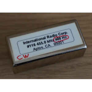 Inrad 116 400hz CW Filter