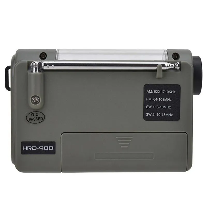 HanRongDa HRD-900 Noodradio Groen - Afbeelding 2