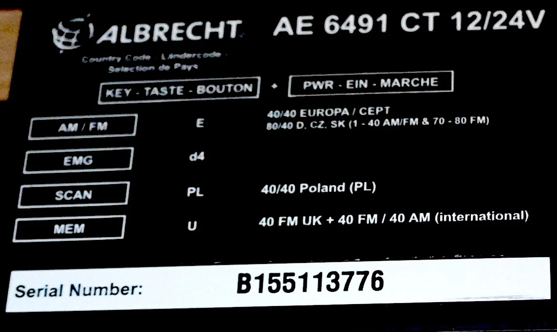 Albrecht AE 6491 CT CTCSS - Afbeelding 4