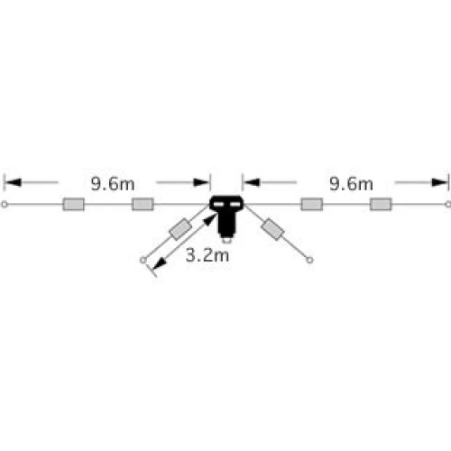 Diamond W8010 Multiband HF Dipool Antenne