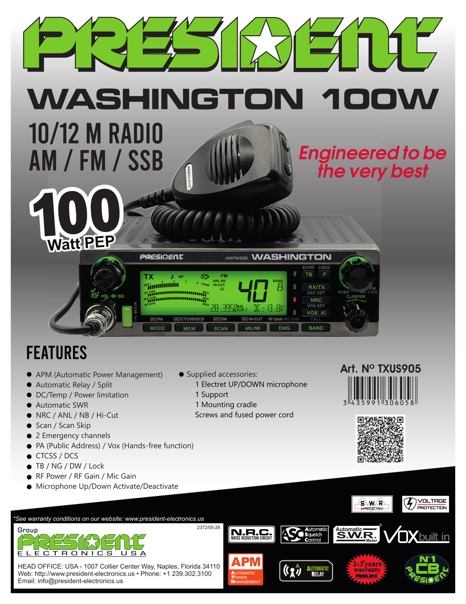 President Washington II Export 2 Fans - Afbeelding 12