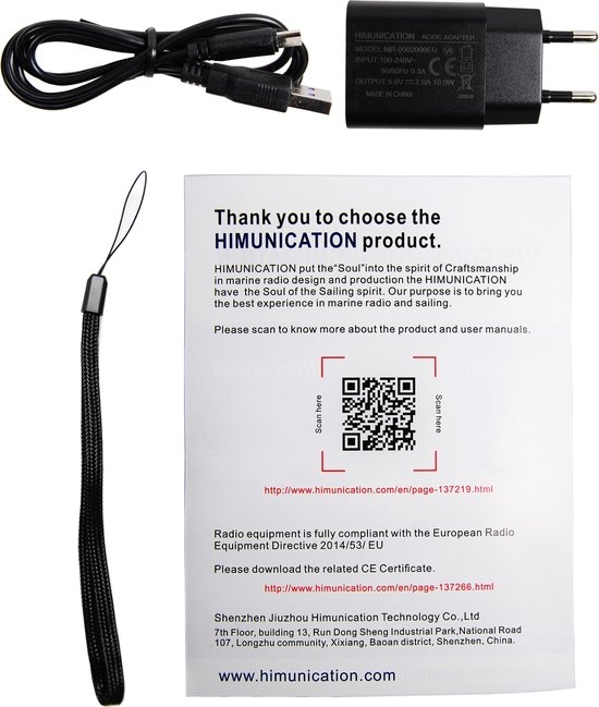 Himunication HM360 MAX Marifoon Portofoon DCS-GPS-ATIS - Afbeelding 4