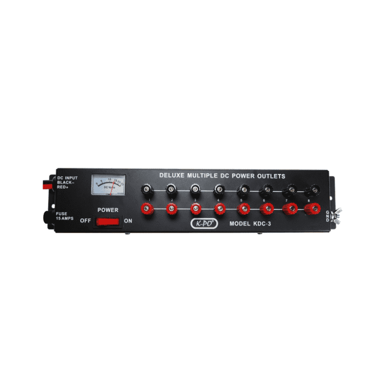 K-PO KDC-3 DC aansluitdoos met voltmeter