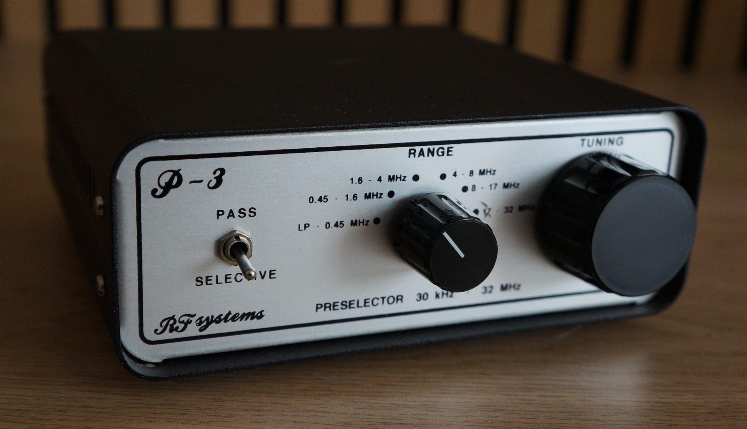 RF Systems P-3 Preselector