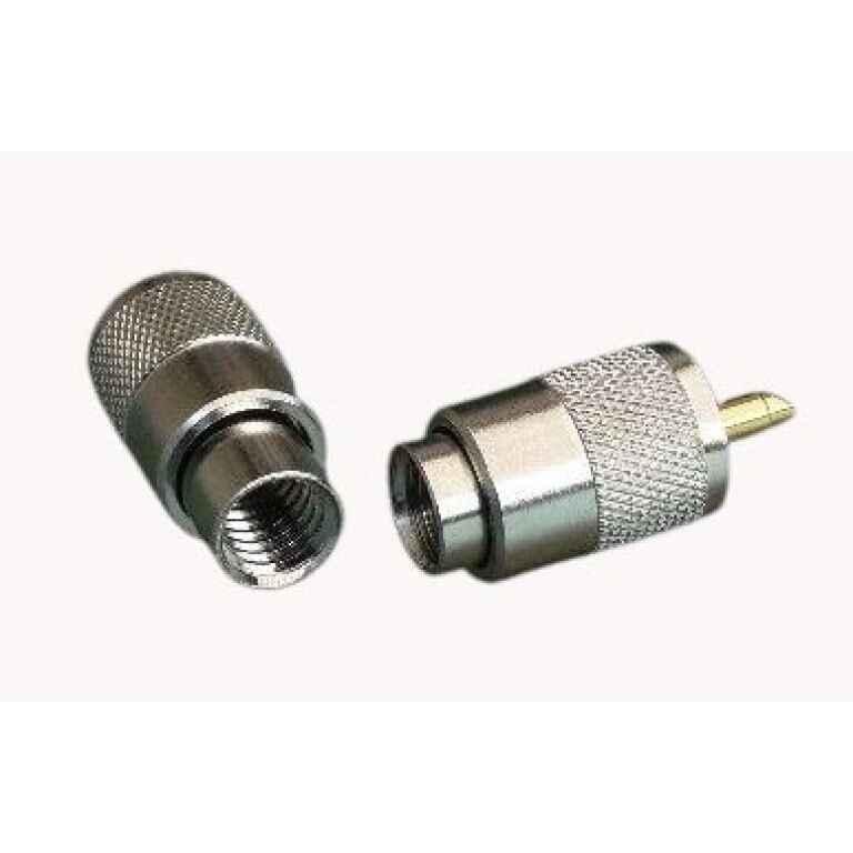 PL-259 Male 9mm Teflon